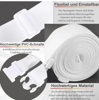 Correa para unir 2 colchones