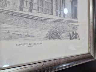 Dibujo enmarcado Misión Soledad