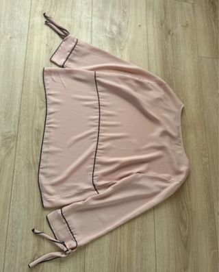 Blusa rosa polvoriento escote barco