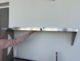 Estantería de acero inoxidable