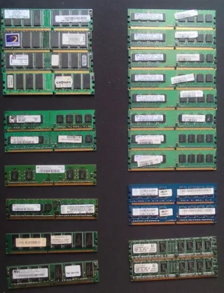 Módulos Memoria RAM PC variados