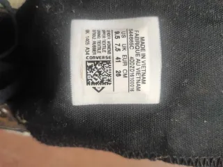 Converse Talla 41 Diseño Tigre Metálico