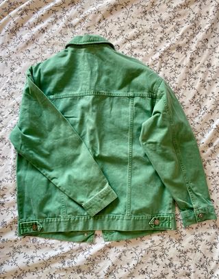 Chaqueta Vaquera Verde Aguamarina Bershka S