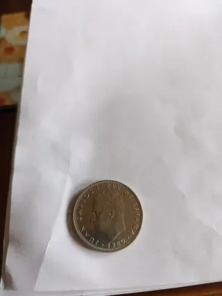 Moneda Carlos I Rey de España 1980