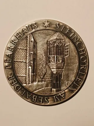 28g Medalla de Plata Pura 1978 Nurenberg
