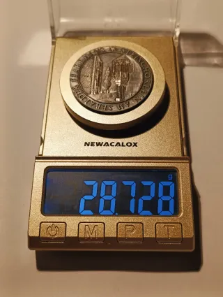 28g Medalla de Plata Pura 1978 Nurenberg