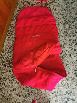 Saco Maclaren rojo para silla de paseo