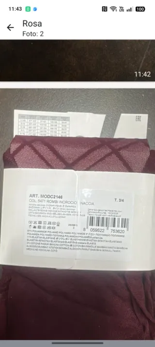 Calze Calzedonia 3/4 Vinnaccia