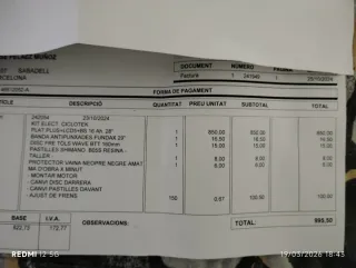 Bicicleta de montaña Eléctrica Scott  Talla M.