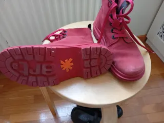Botas Art Piel Rojas Talla 38