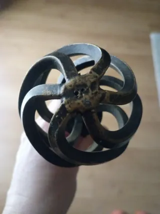 Barra Cortina Metal y terminal del Leroy Merlín.