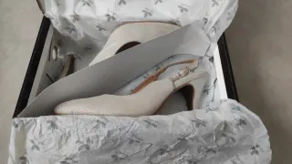 Zapatos color champán