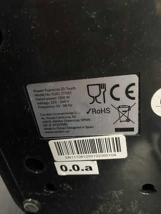 Cafetera Cecotec Espresso