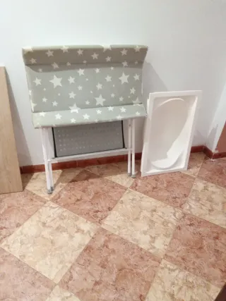 Bañera y cambiador para bebé