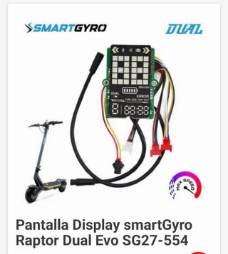 Pantalla SmartGyro Raptor Dual Evo SG27-554