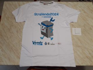 7 Magliette bianche cotone poliestere taglia L