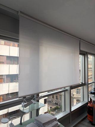 Estor Enrollable Translúcido Blanco 200x250cm