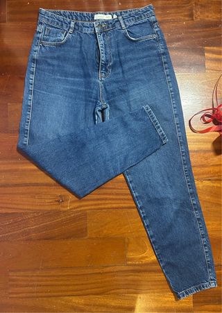 Pantaloni boyfriend Subdued blu