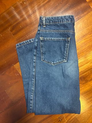 Pantaloni boyfriend Subdued blu