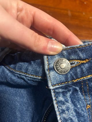 Pantaloni boyfriend Subdued blu