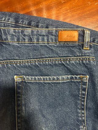 Pantaloni boyfriend Subdued blu