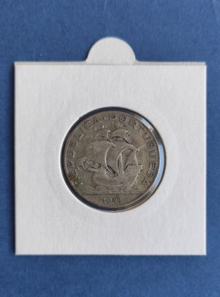 Lote 3 Monedas Plata Portuguesas Escudos