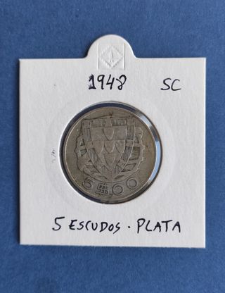 Lote 3 Monedas Plata Portuguesas Escudos