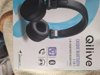 Auriculares Qilive Bluetooth 2-en-1 Nuevos