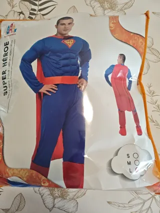 Disfraz Superhéroe Superman Talla L
