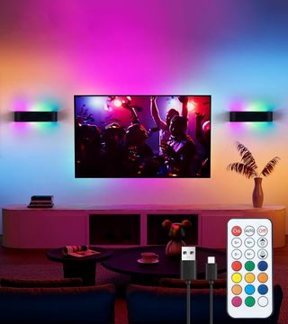 Pack 2 Apliques Pared USB Recargables