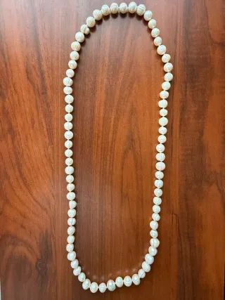 Collar de perlas cultivadas barrocas