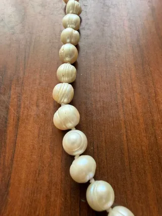 Collar de perlas cultivadas barrocas