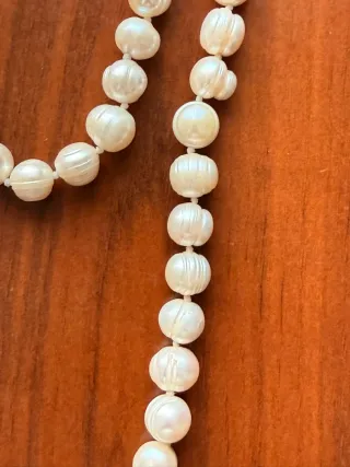 Collar de perlas cultivadas barrocas