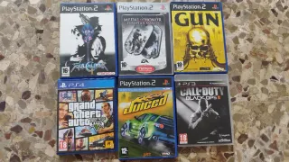 Videojuegos PlayStation 2,3 y 4: Lote Variado
