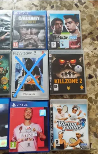 Videojuegos PlayStation 2,3 y 4: Lote Variado