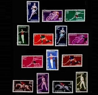 Sellos Serie Deportes de 1960 completa Usados