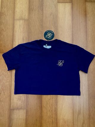 T-Shirt SikSilk Cropped Azul