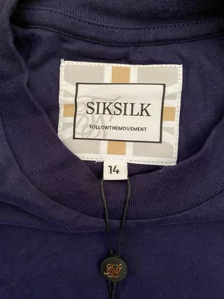 T-Shirt SikSilk Cropped Azul