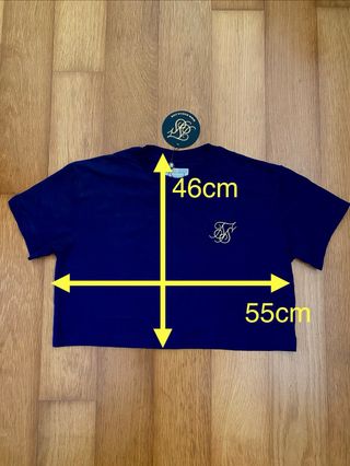 T-Shirt SikSilk Cropped Azul