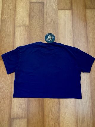 T-Shirt SikSilk Cropped Azul