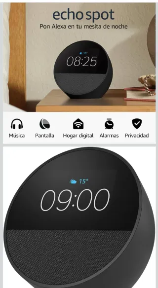 Amazon Echo Spot Nero