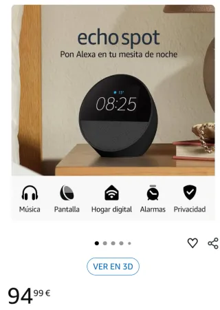 Amazon Echo Spot Nero