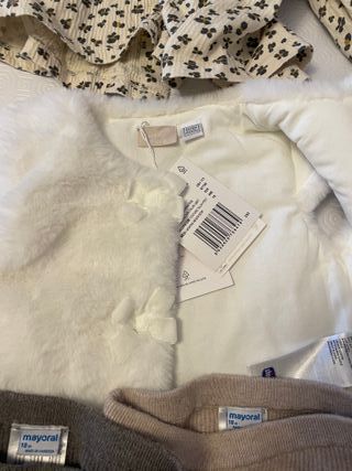 Leggings bambina Mayoral grigi e beige