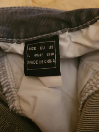 Pantalón L Hacoo gris oscuro Acampanado