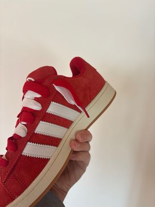 Adidas Campus Rosse Bianche