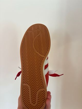 Adidas Campus Rosse Bianche