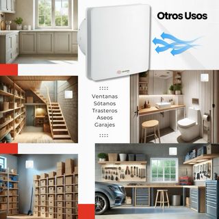 Extractor Baño Silencioso Diametro: 10cm 12W