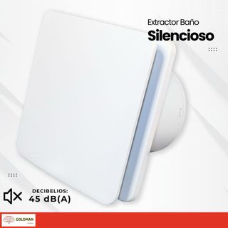 Extractor Baño Silencioso Diametro: 10cm 12W