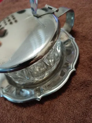 Set 2 formaggiere + sale pepe vintage