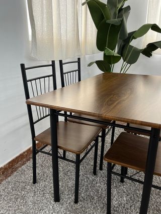 Mesa barata con 4 sillas - entrega gratis